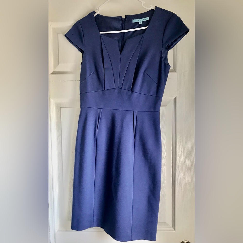 Women Blue Lavender Antonio Melani Dress Size 2 Great Condition